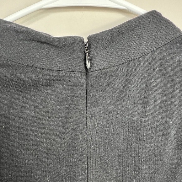 Kate Spade Black Sleeveless Gwendolyn Sheath Ponte Dress Size 0 - Picture 10 of 11